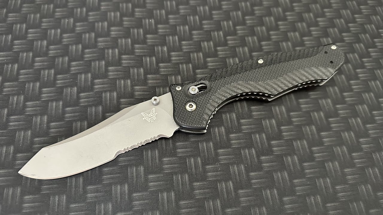 [蝴蝶首款M4钢折刀] Benchmade 810 Cantego 评测。