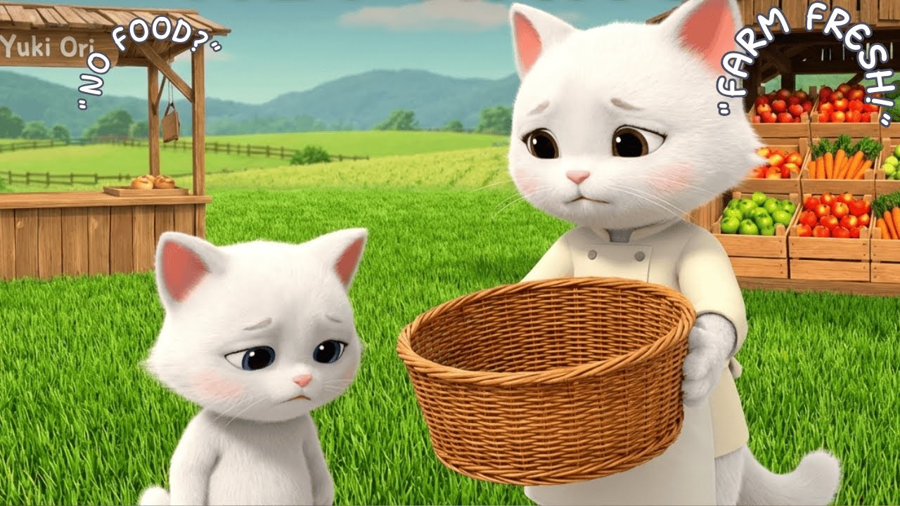 A Cute Cat Story: Mama Cat & Baby Cat Meet Kind Farmers ❤️ Touching Rescue