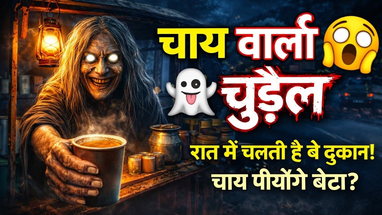 रात में चाय बेचती है ये चुड़ैल 😱 | Tea Seller Witch | Hindi Horror Story#horrorstories