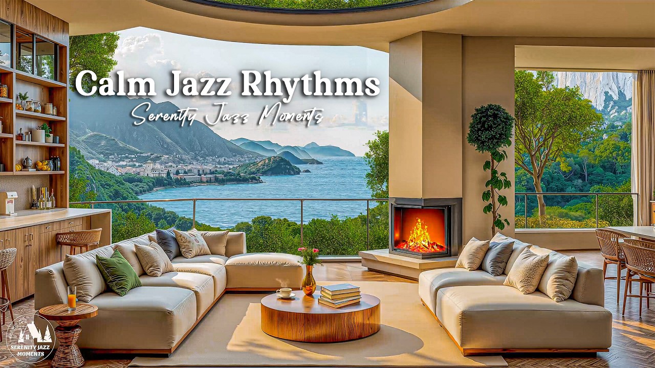 Calm Jazz Rhythm In The Luxurious Living Room Space - Soothing Jazz Music For A Positive Mood