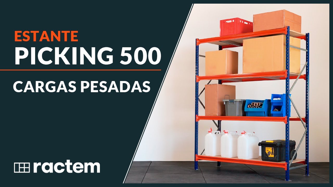 Estante metálica Picking 500 para Cargas Pesadas