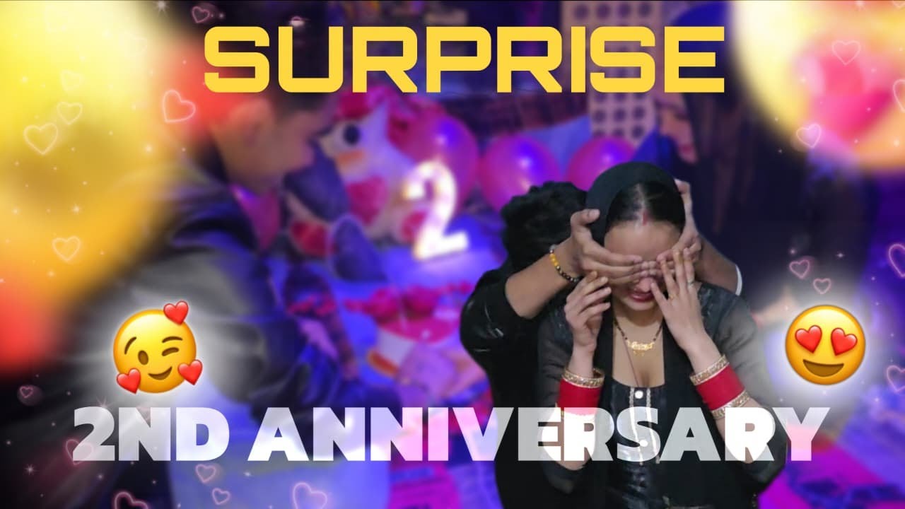 ANNIVERSARY SURPRISE FOR WIFE || आँखों पर पट्टी बांधकर दिया सरप्राइज! 🎁❤️ ( ANNIVARSARY VLOG )