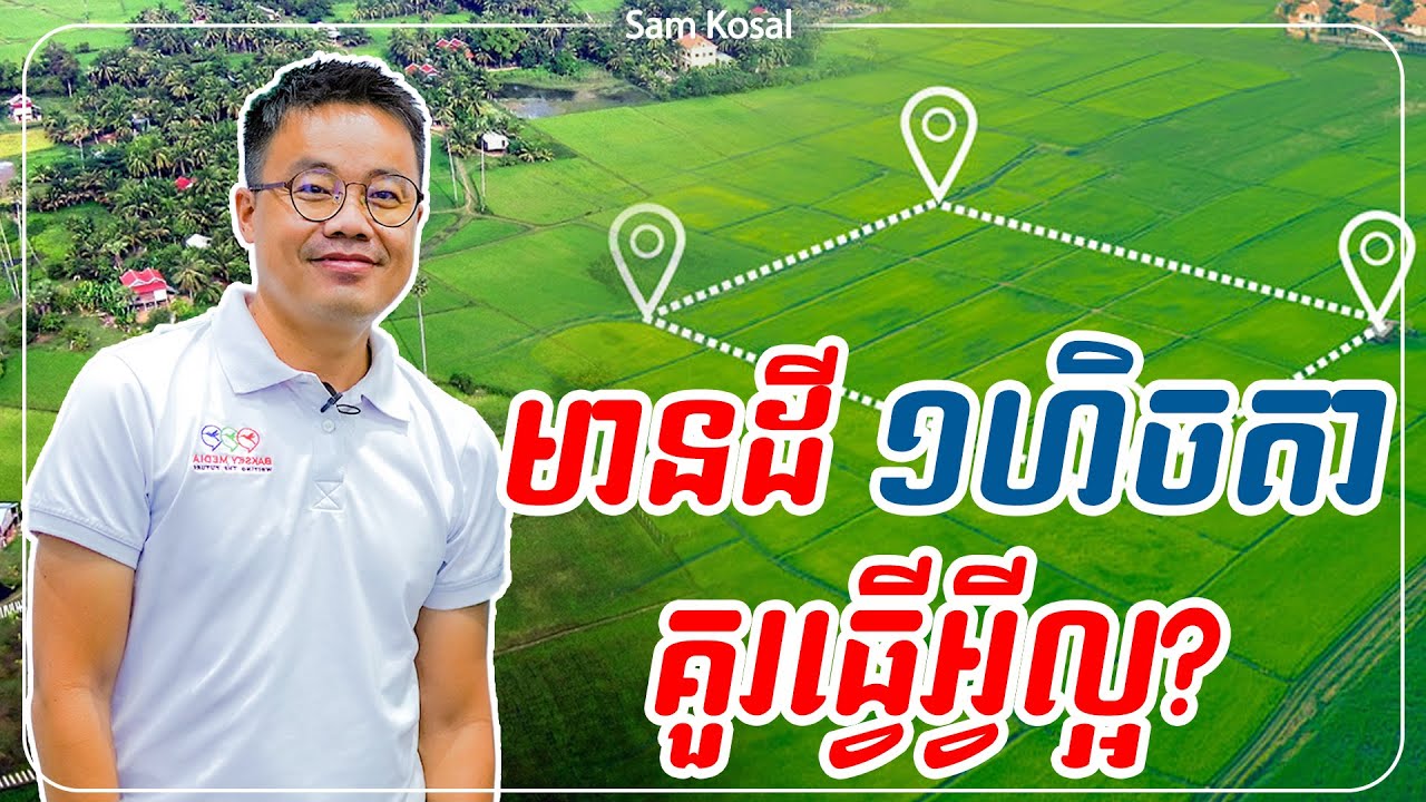 មានដី ១ហិចតា កុំទុកឲ្យដុះស្មៅចោលនេះជាគំនិត៣ ជួយអ្នកបង្កើតចំណូលចេញពីដីនោះ!