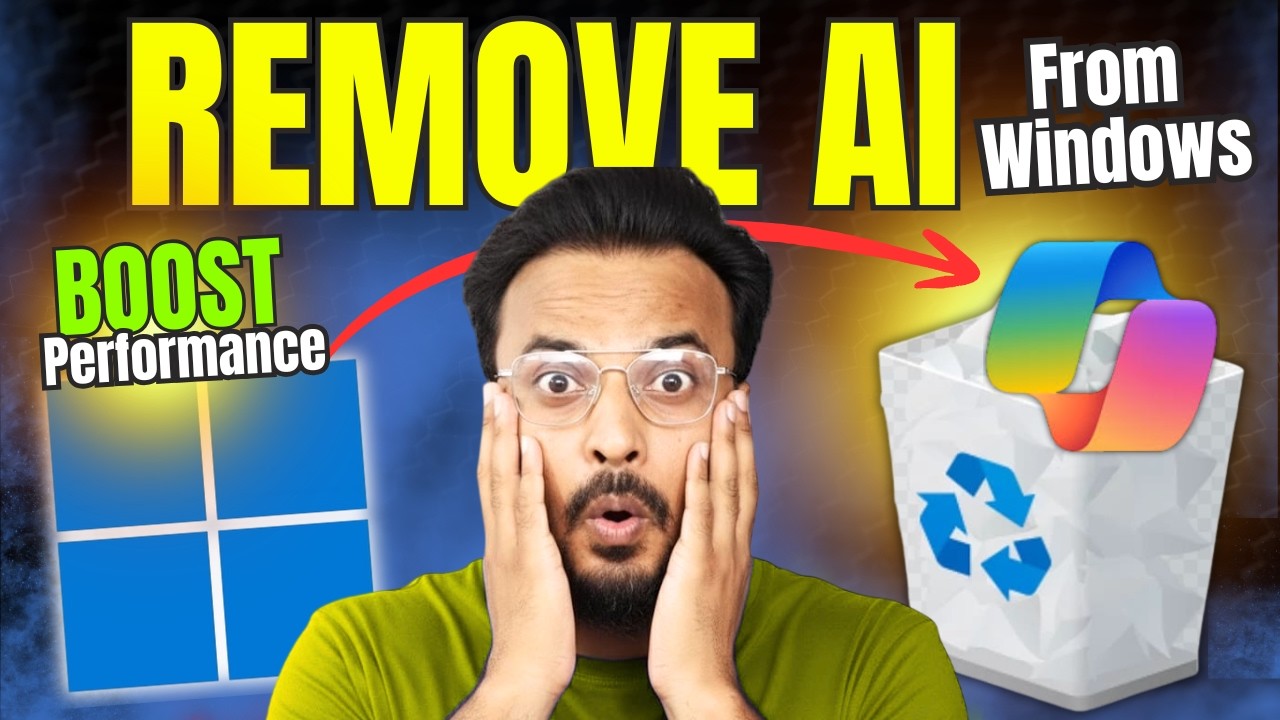 Windows 11 without AI is MUCH Better - Let's Remove AI from Windows 11