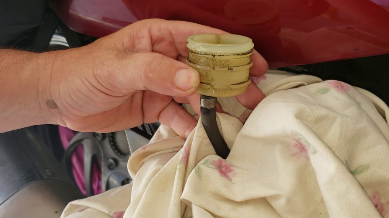 K1600 Rear Brake Fluid Replacement with Speedbleeder