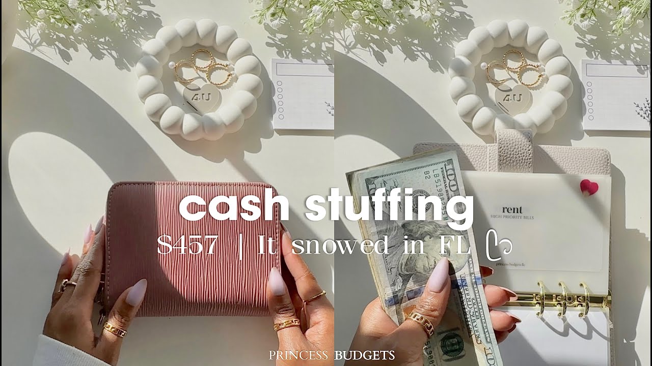 ЯНВАРСКИЙ CASH STUFFING №3 | 457 долларов | Во Флориде выпал снег | 2025