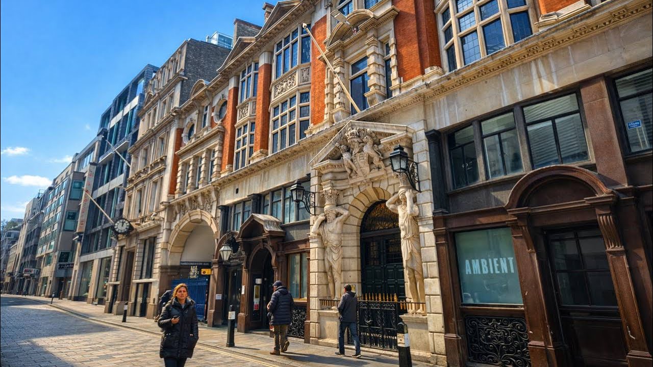 Silent Winter Walk Through London’s Hidden Streets | Architectural ASMR Experience