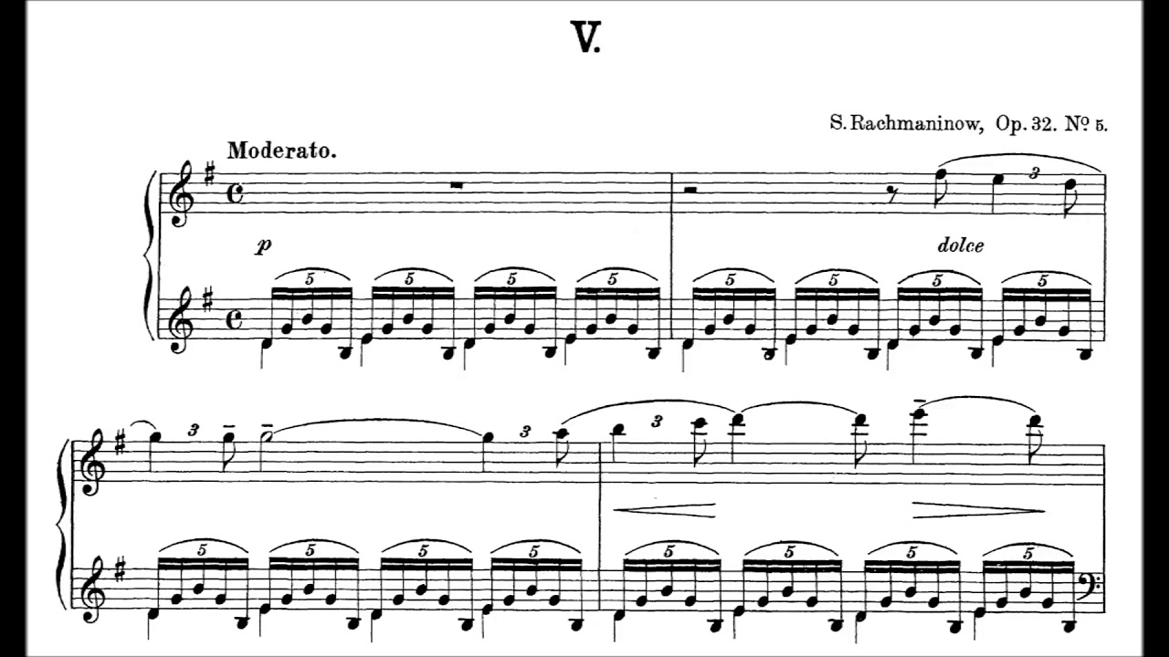 Rachmaninoff 13 Preludes, Op. 32 - Adrian Brendle (Score)