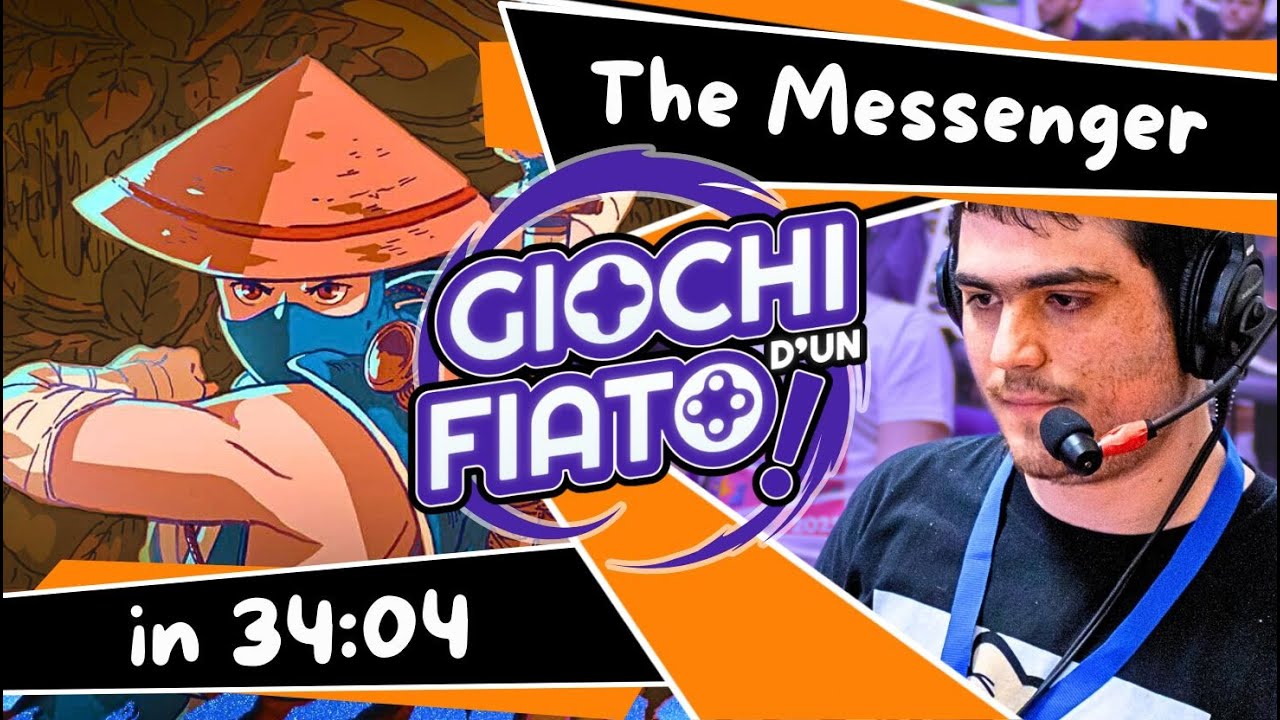 The Messenger SPEEDRUN con LegendDario in 34:04 (8-bit NG+) - GIOCHI D'UN FIATO 2025