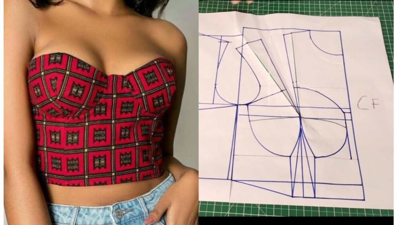 HOW TO MAKE A CUPPED BUSTIER [CORSET]