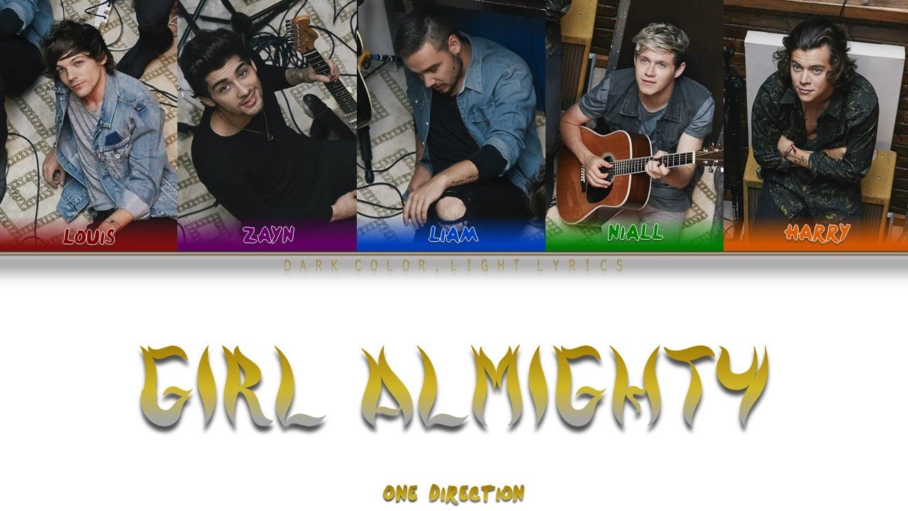 One Direction 'Girl Almighty' Lyrics [Color Coded ENG_ESP]