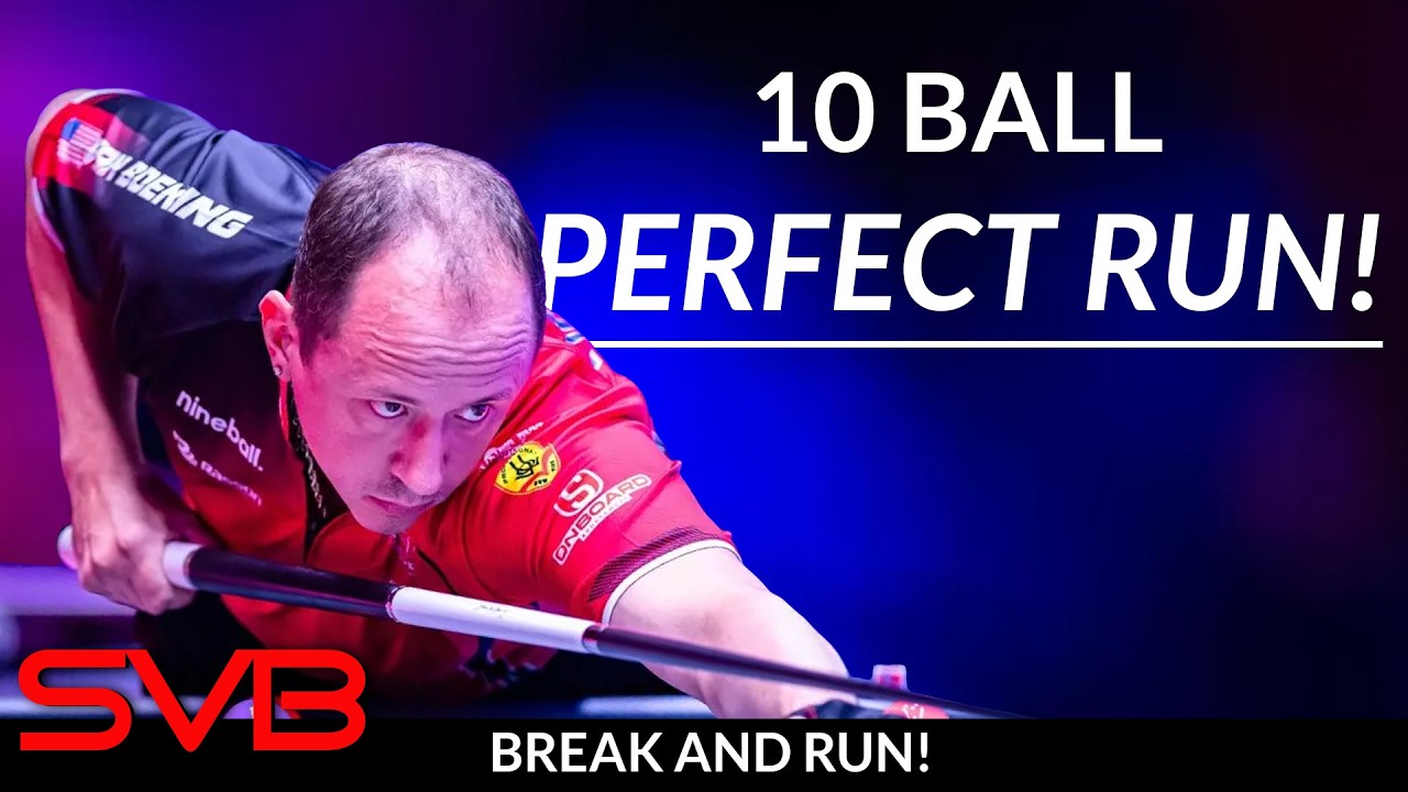 Shane Van Boening Makes 10 Ball Look EASY! Break & Run