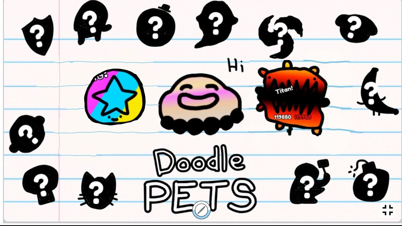 3 ตัวโกงOpใน doodle pets Roblox Doodle pets