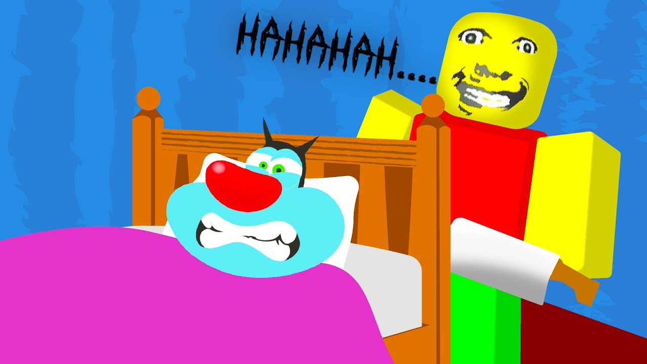 Oggy Plays ROBLOX WEIRD STRICT DAD...