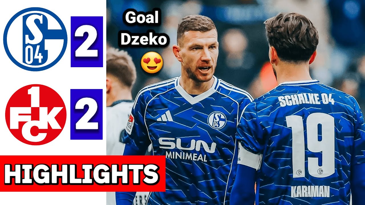 FC Schalke 04 - 1. FC Kaiserslautern 2-2 Highlights | 2. Bundesliga 2025/26 Edin Džeko First Goal