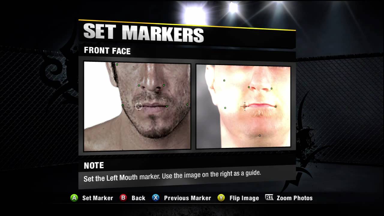 EA Sports MMA Create a Fighter Photo Game Face Tutorial