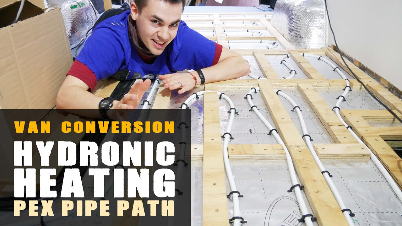 Installing UNDERFLOOR HEATING in our Sprinter Van Conversion!
