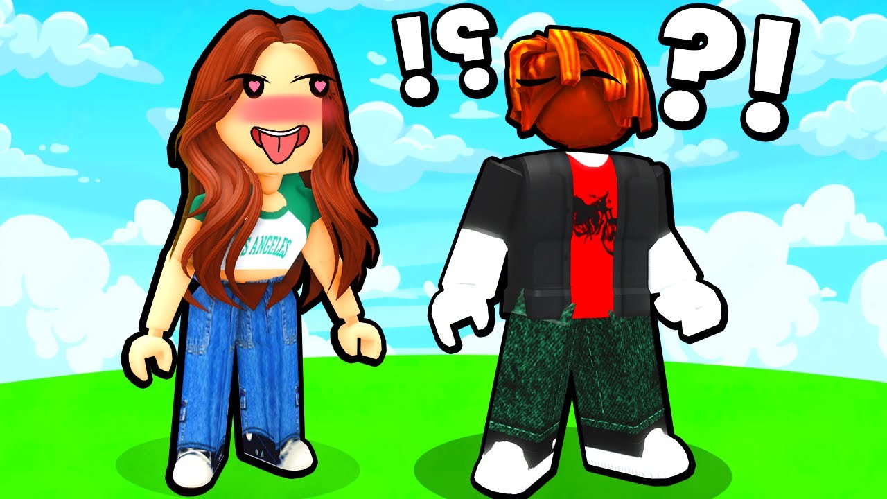 🟥 INTERESSEIRA DA CABEÇA INVÍSIVEL NO ROBLOX ENSINEI UMA LIÇÃO PRA ELA