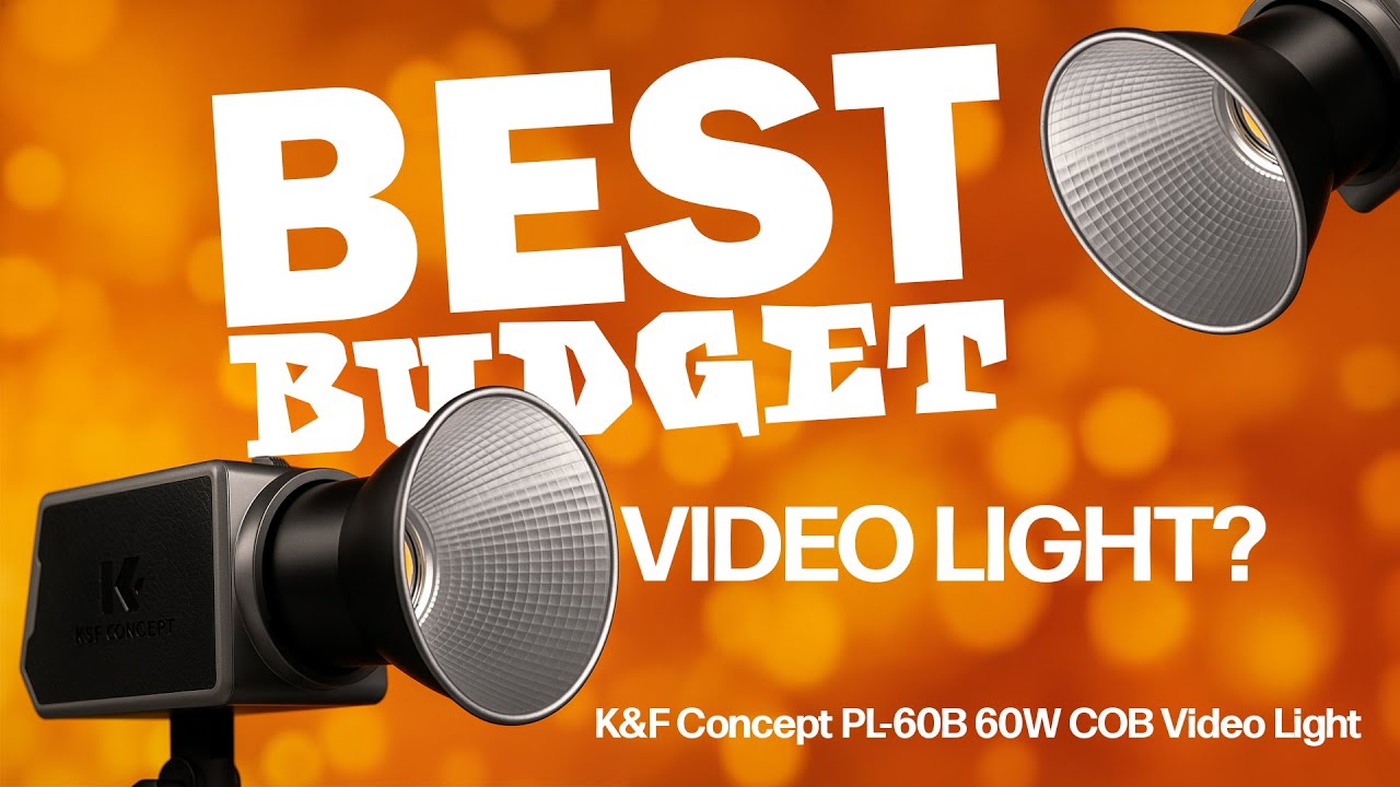 Best Budget Video Light? | K&F Concept 60W COB Full Demo