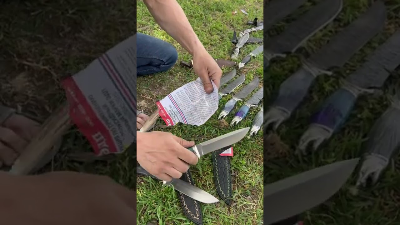 тест на нож из стали HSS быстрорежущая 62-64 единиц твёрдости. @nozh05