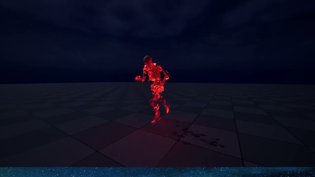 Tutorial de efectos visuales de esqueleto de UE5