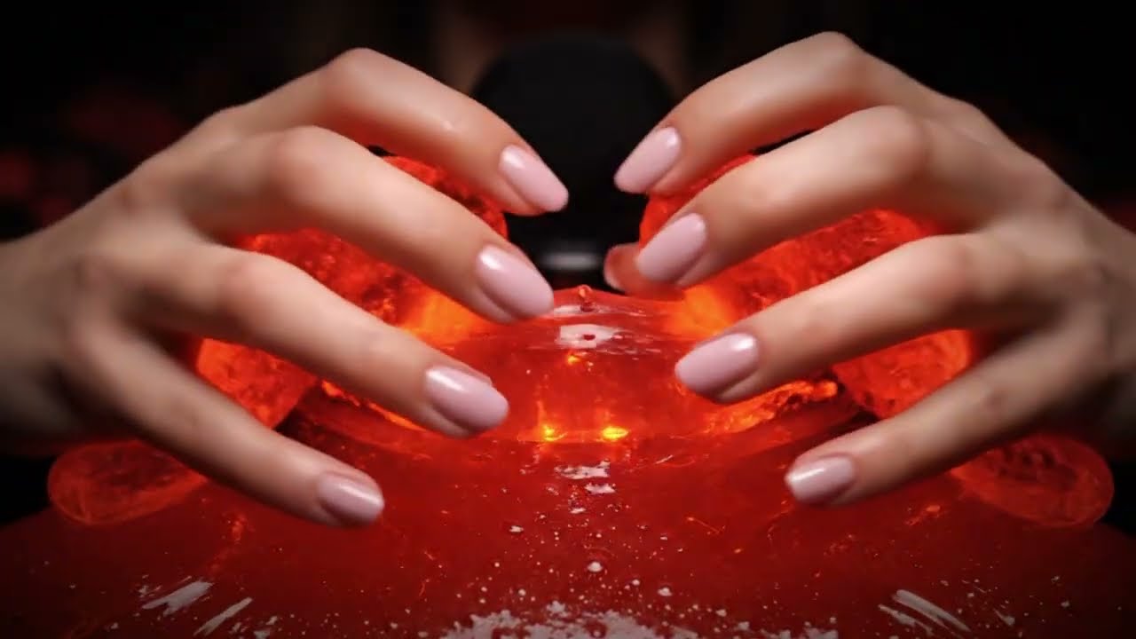 Luxury Lava Slime ASMR | Satisfying Molten Drip & Explosive Bubble Pops Mixing Hypnosis ASMR
