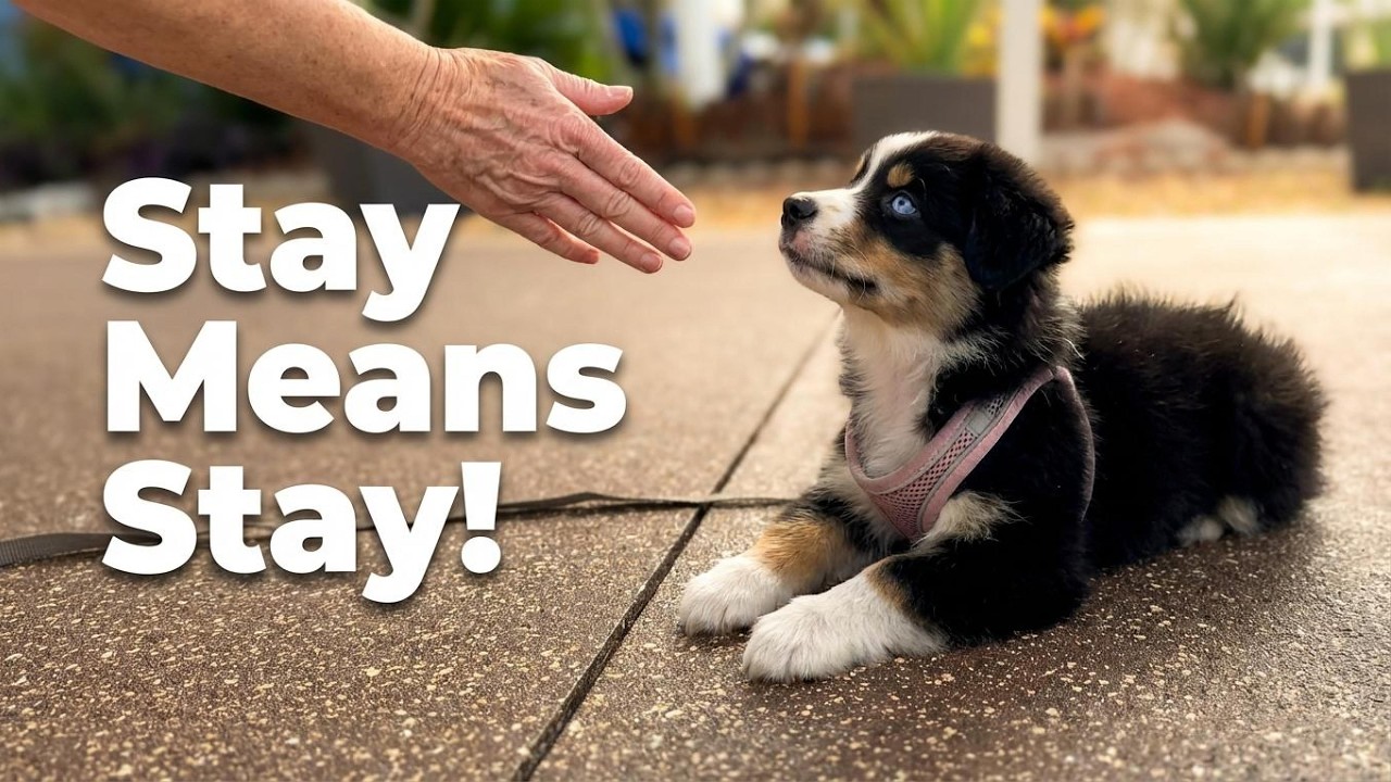 How to Teach Down & Stay to a 9 Week Old Puppy (Step-by-Step)