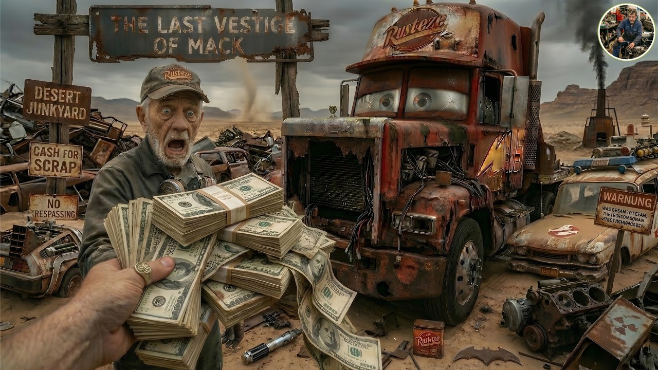 I Saved the Completely Rotted Mack from Cars from the Crusher… and Fully Restored It (ASMR)