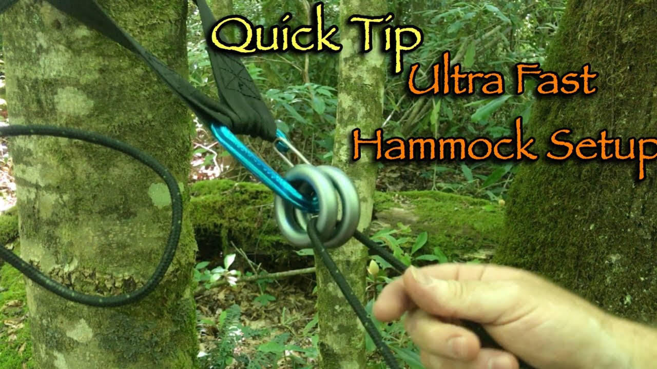 Hammock camping tips and tricks | fast setup and breakdown