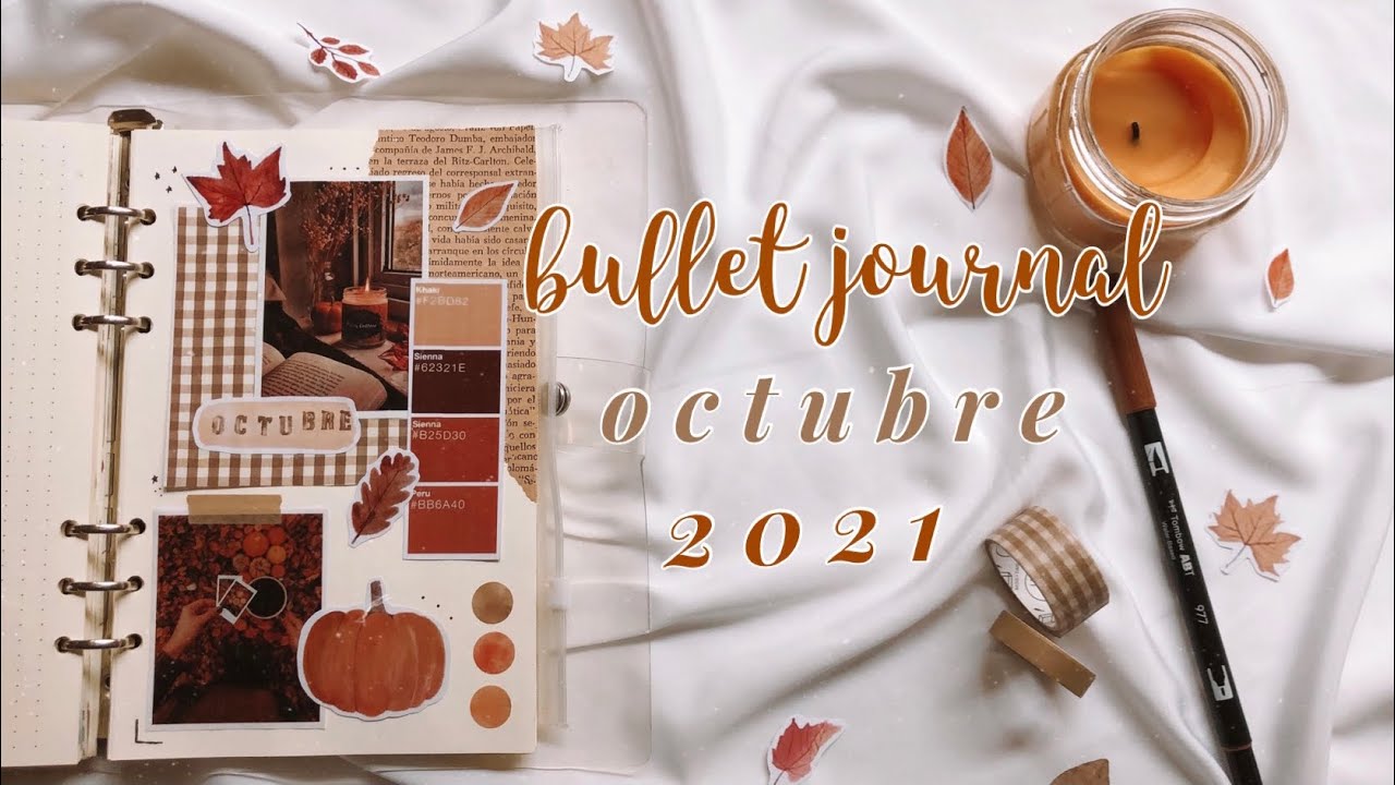 Bullet journal OCTUBRE 2021🍂🤎// set up del mes de octubre
