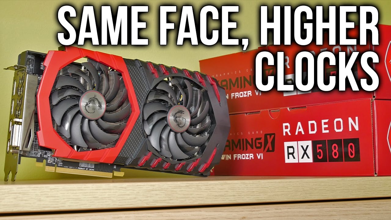 MSI RX 580 Gaming X 8G Review (vs RX 480) - Spotting The Difference