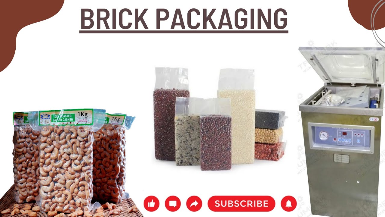 BRICK SHAPE VACUUM PACKING MACHINE
