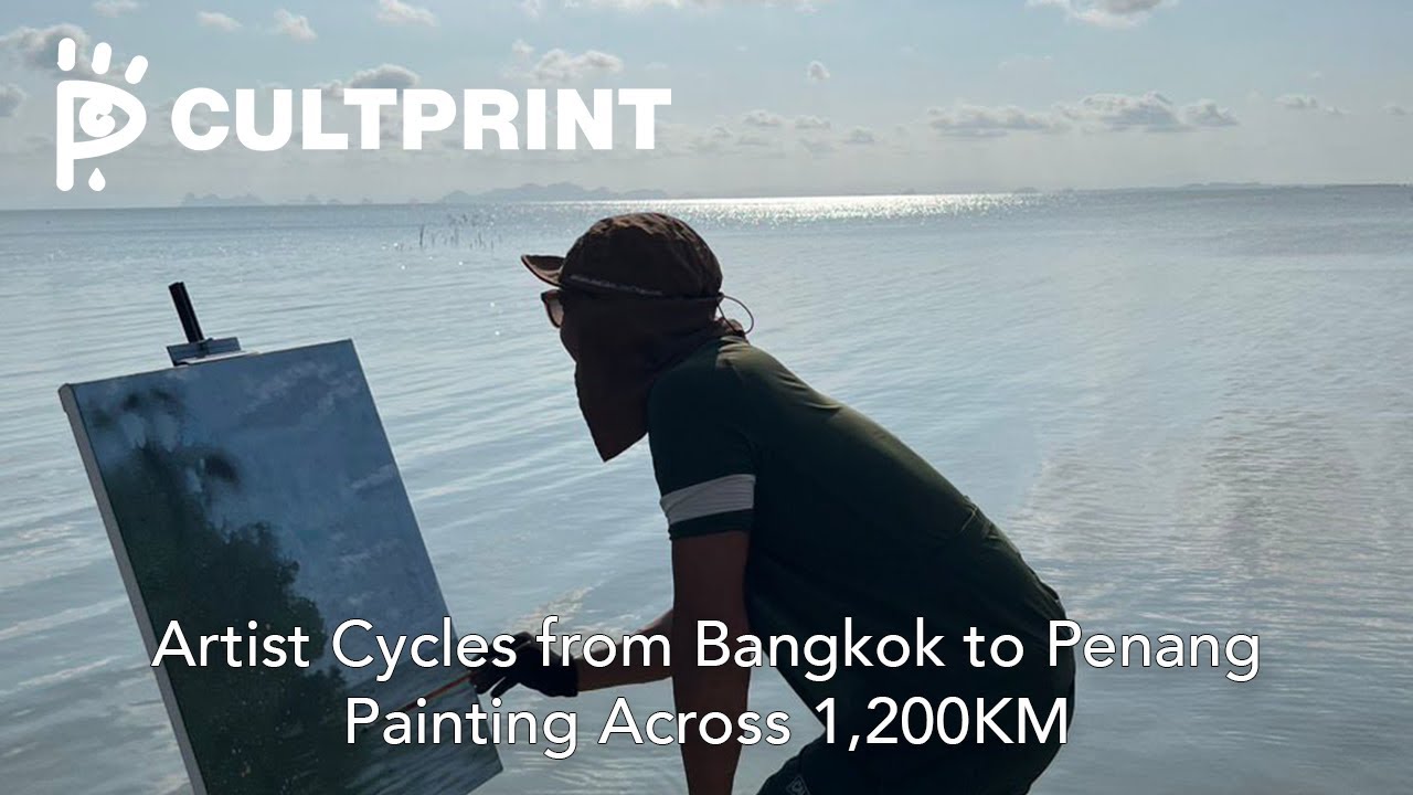 Alex Face: Painting throughout 1,200KM Cycling Pilgrimage From Bangkok to Penang