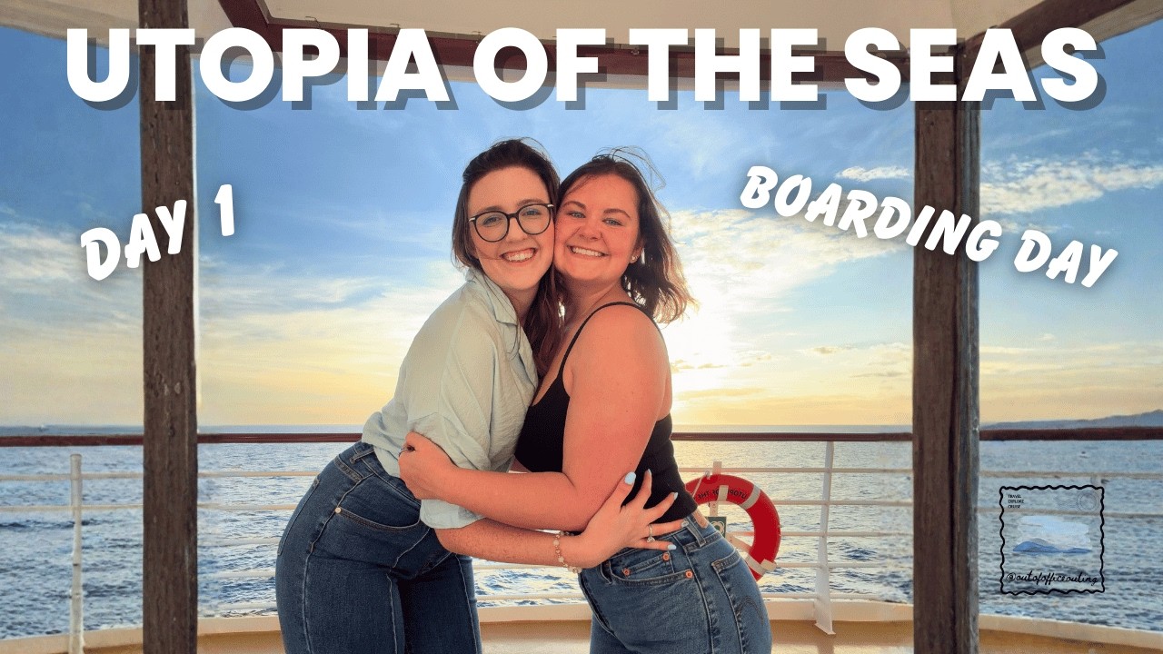 How We Boarded the World’s Biggest Weekend Cruise | Girls' Trip on Utopia of the Seas Day 1