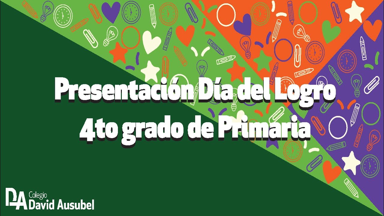 Presentacion Día del Logro Cuarto Grado Primaria