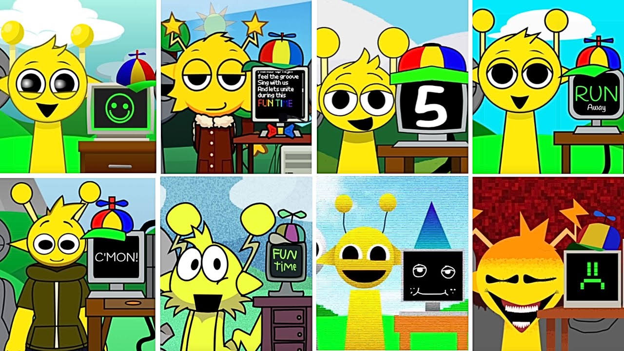Incredibox - Sprunki but only SIMON AND MR.FUN COMPUTER in ALL Different Mods.Another Version 4