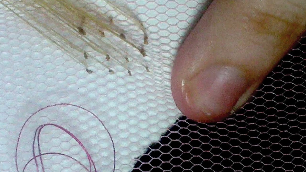 Silk Top: How to make, with ventilating needle