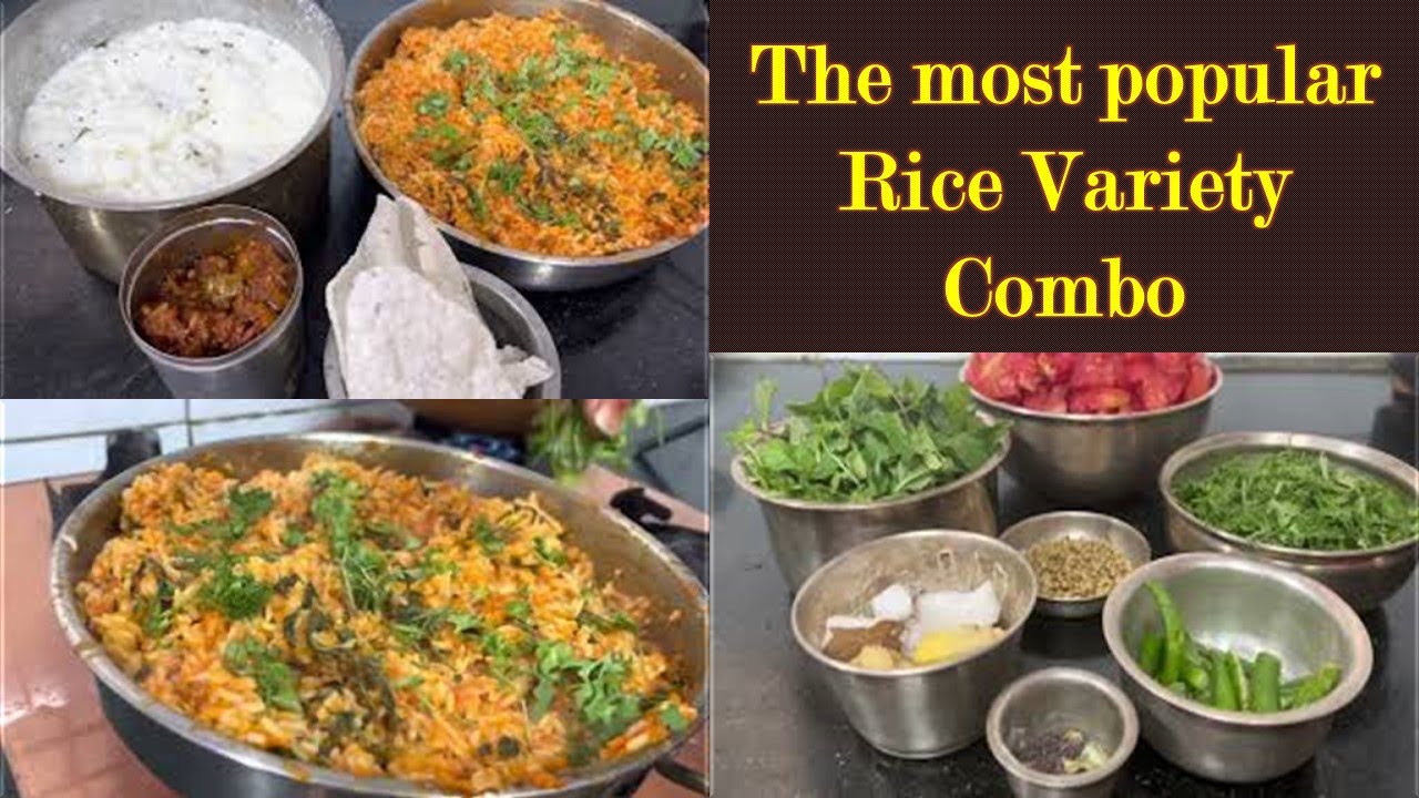 தக்காளி சாதமும் தயிர் சாதமும் - Tomato Rice & Curd Rice - Thakkaii Sadam, Thayir Sadam Recipes