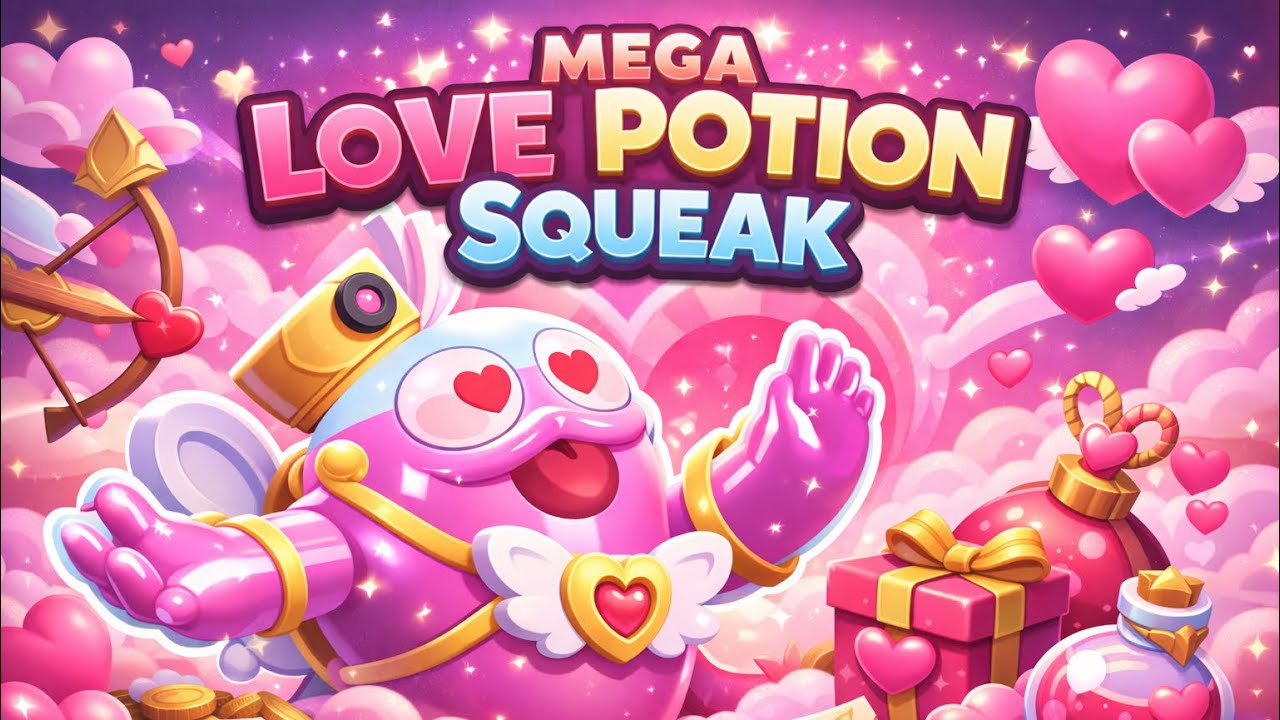 I CLEARED ALL THE CHALLENGES AND COMPLETED THE MEGA LOVE POTION SQUEAK EVENT! 💪🏻 (Brawl Stars)