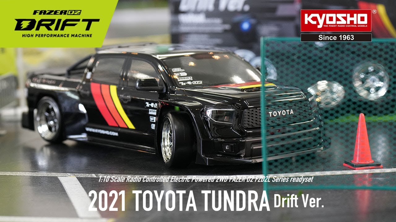 KYOSHO FAZER D2 FZD2 Series readyset 2021 TOYOTA TUNDRA Drift Ver. Black