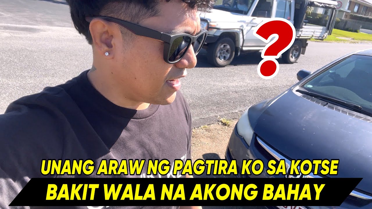 BAKIT SA KOTSE NA AKO TITIRA DITO SA AUSTRALIA😱🇦🇺 UNANG ARAW SA KOTSENG BAHAY DAY 1