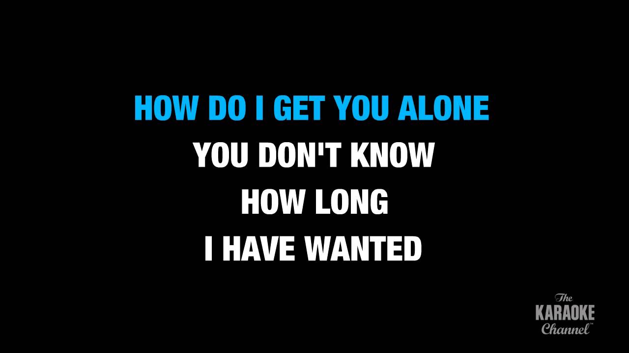 Alone in the Style of 