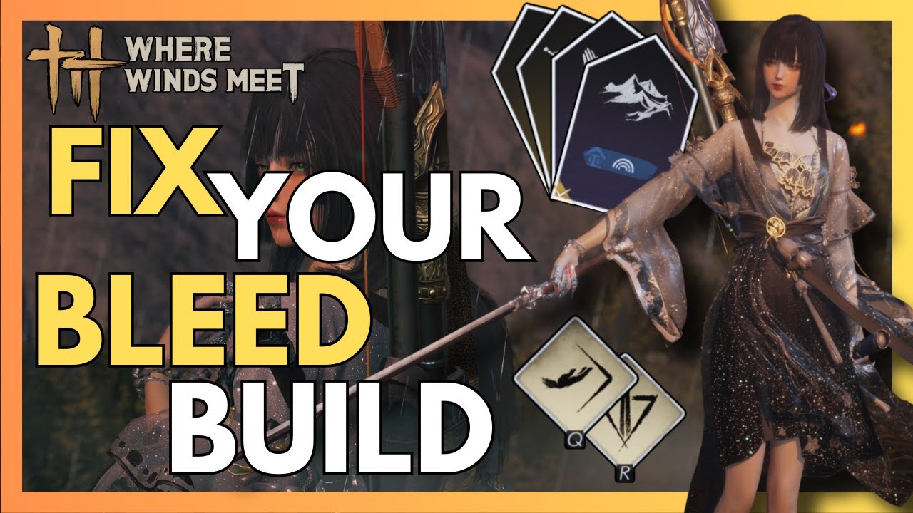BEST Strategic Sword Bleed Build for Skill Spam/100% Bleed Uptime | Where Winds Meet Guide