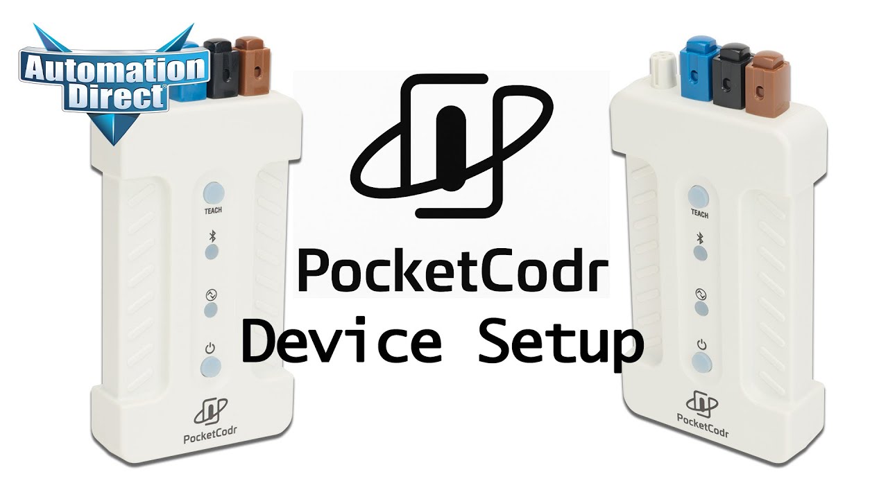 Начало работы с Contrinex PocketCodr от AutomationDirect