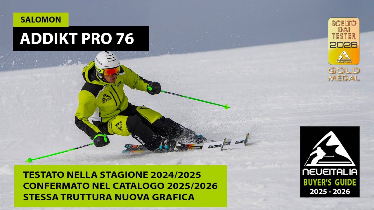 Salomon Addikt 76 Pro - NeveItalia Ski Test 2025/2026