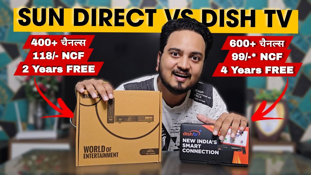Sun Direct HD vs Dish TV HD Set Top Box Comparison 2026 