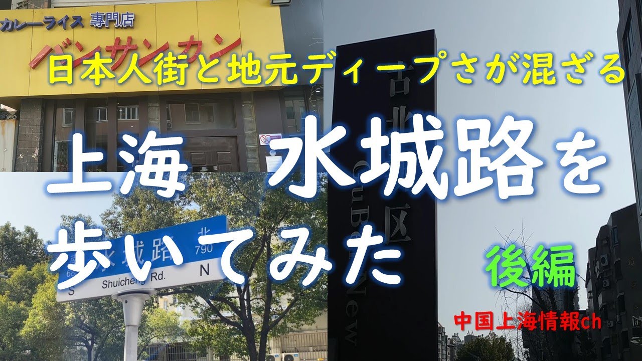 【上海情報】日本人街と地元のディープが交錯する上海水城路を歩いてみた　後編