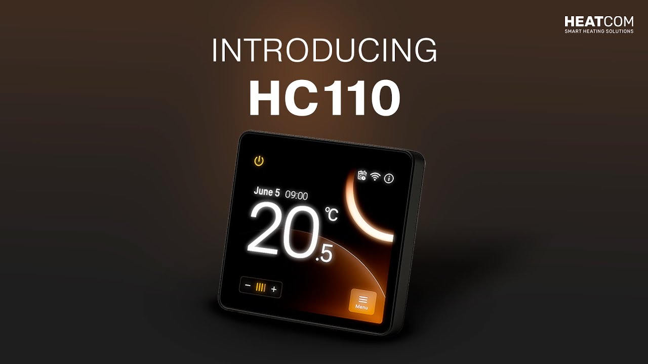 HC110 Thermostat &ndash; Smart Floor Heating Control Made Simple