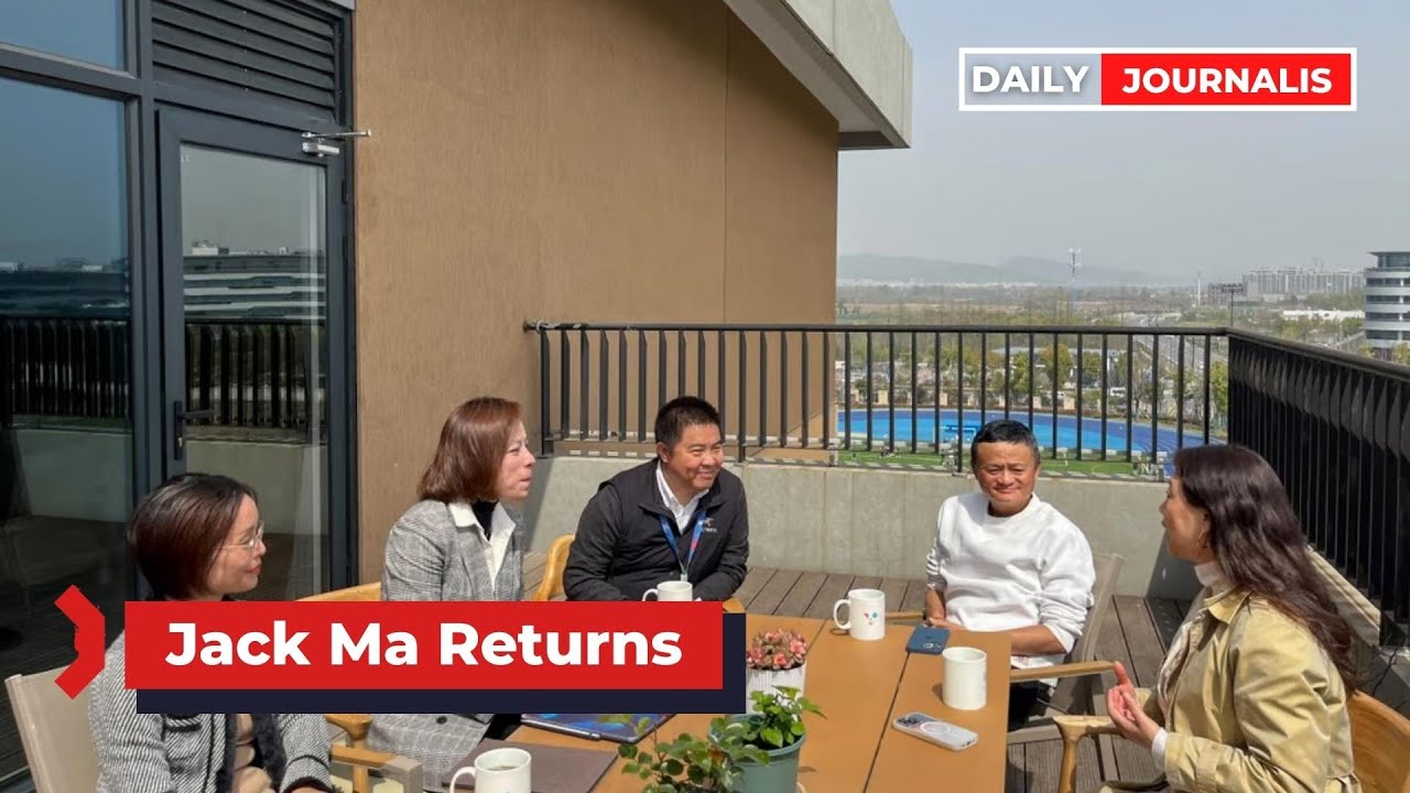 Alibaba founder Jack Ma returns to mainland China to visit school in Hangzhou