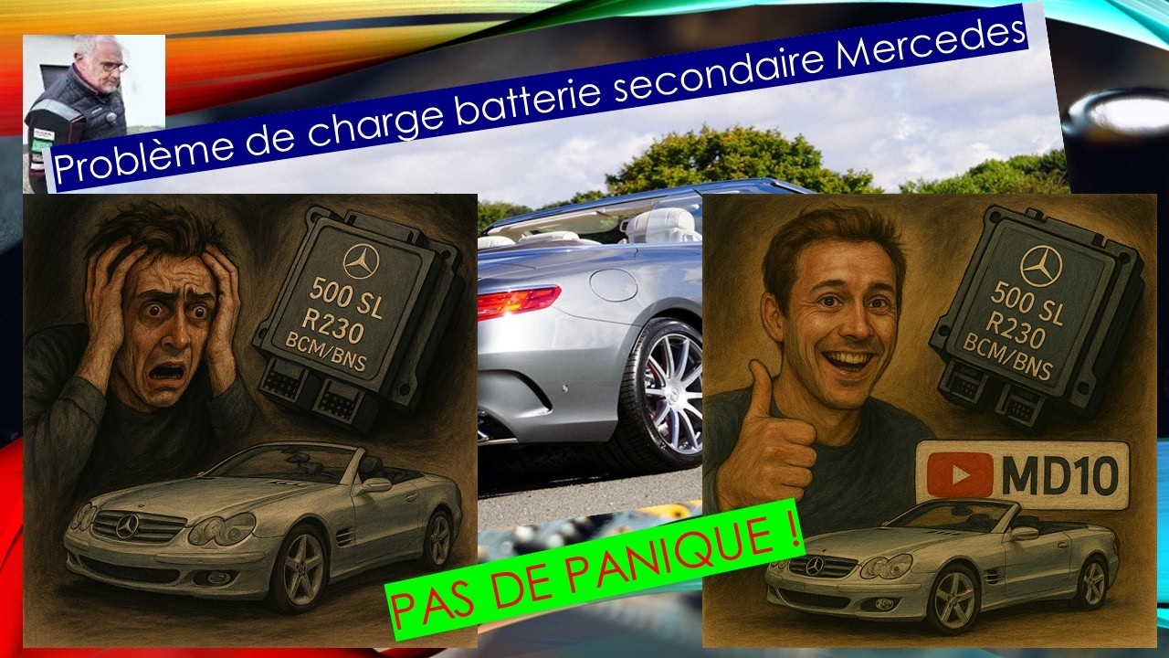MERCEDES Problème de charge batterie secondaire :